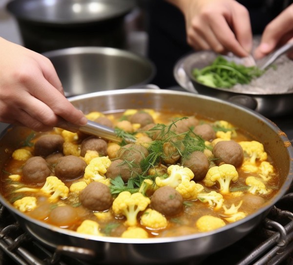 宝庆菜黄花菜烩肉丸制作技艺解析与风味传承,宝庆菜黄花菜烩肉丸制作技艺解析与风味传承,黄花菜烩肉丸,第1张